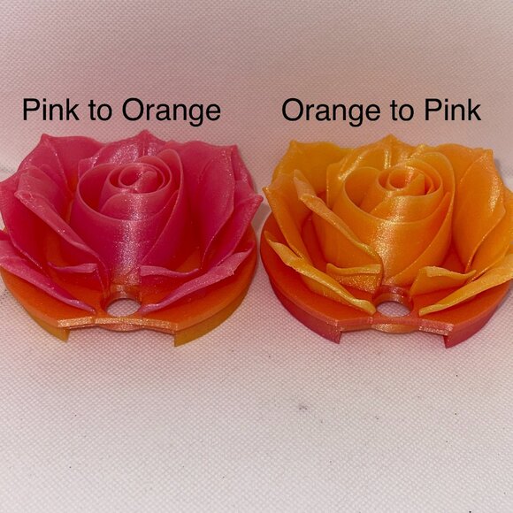 3D Rose Tumbler Topper that fit the new Barb x Stan 60s Twist n Turn lids - Picture 8 of 8